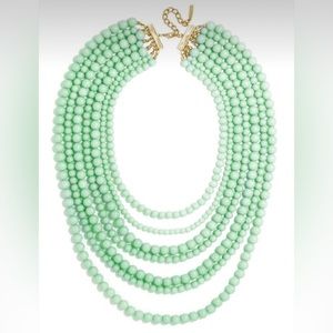 Mint Baublebar Beaded Necklace